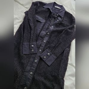 ZARA MAXI LACE KIMONO SIZE XS